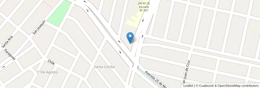 Mapa de ubicacion de Esc. Secundaria Nº60 en 阿根廷, Jujuy, Departamento San Pedro, Municipio De San Pedro De Jujuy.