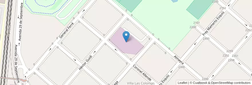 Mapa de ubicacion de Escalada en 阿根廷, 布宜诺斯艾利斯省, Partido De Lanús, Remedios De Escalada.