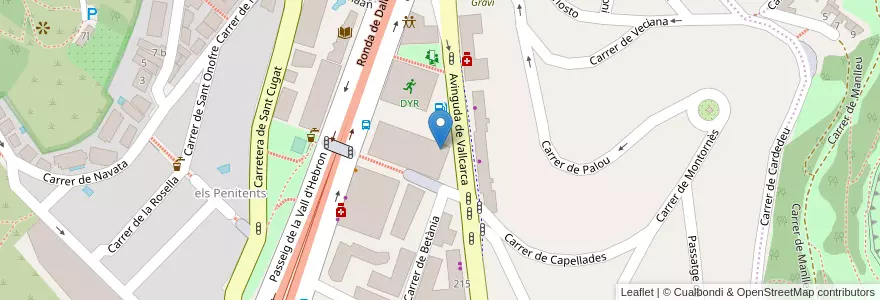 Mapa de ubicacion de Escola Bressol Galatea en Spanje, Catalonië, Barcelona, Barcelonès, Barcelona.