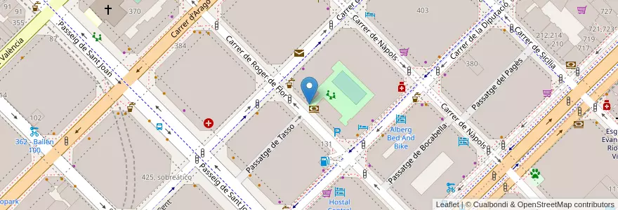 Mapa de ubicacion de Escola Carlit en Sepanyol, Catalunya, Barcelona, Barcelonès, Barcelona.