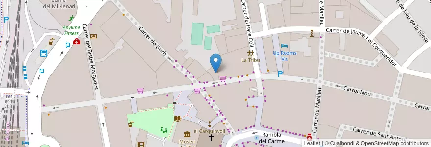 Mapa de ubicacion de Escola Oficial d'Idiomes d'Osona en Spagna, Catalunya, Barcelona, Osona, Vic.