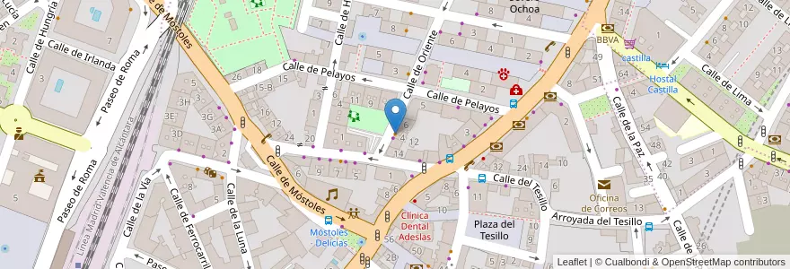 Mapa de ubicacion de Escolar en Spagna, Comunidad De Madrid, Comunidad De Madrid, Área Metropolitana De Madrid Y Corredor Del Henares, Fuenlabrada.