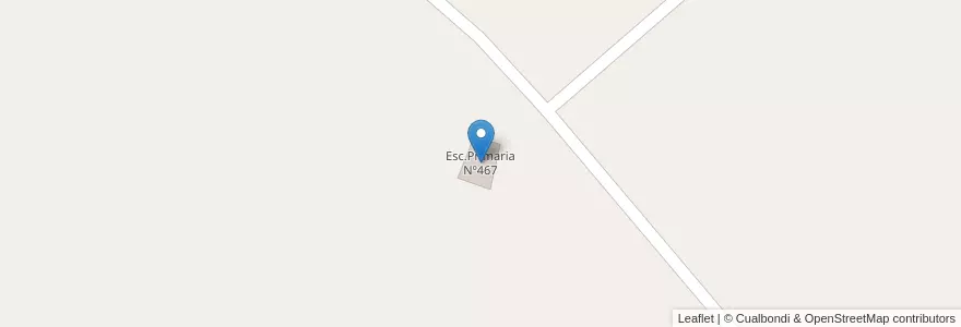 Mapa de ubicacion de Esc.Primaria Nº467 en アルゼンチン, コリエンテス州, Departamento Goya, Municipio De Goya.