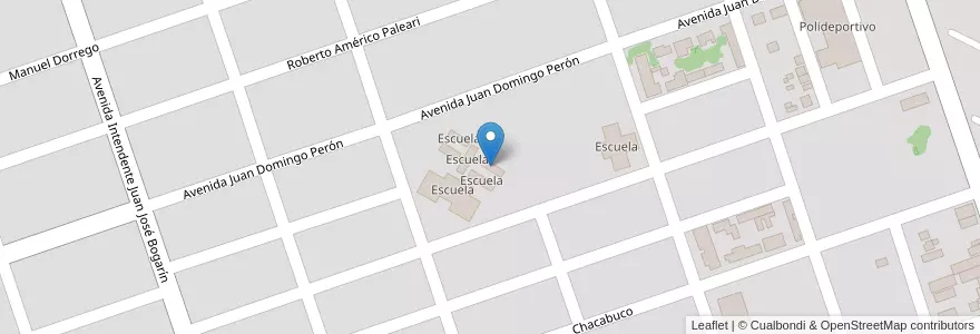 Mapa de ubicacion de Escuela en Argentina, Formosa, Departamento Pilcomayo, Municipio De Clorinda, Clorinda.