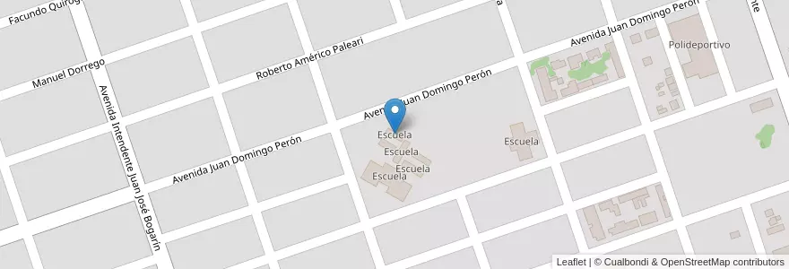 Mapa de ubicacion de Escuela en آرژانتین, Formosa, Departamento Pilcomayo, Municipio De Clorinda, Clorinda.