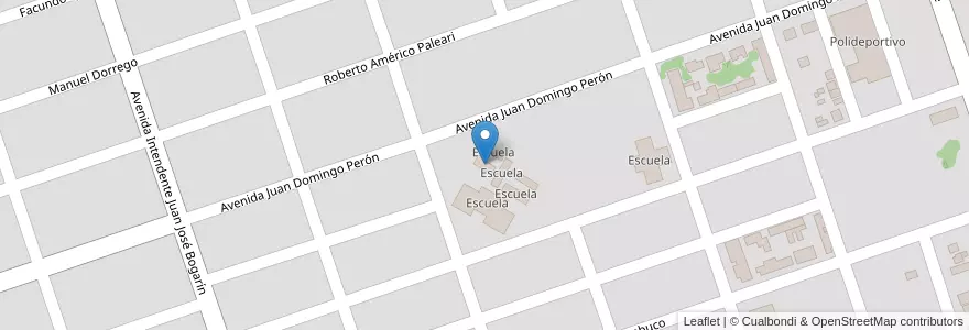Mapa de ubicacion de Escuela en Argentine, Formosa, Departamento Pilcomayo, Municipio De Clorinda, Clorinda.