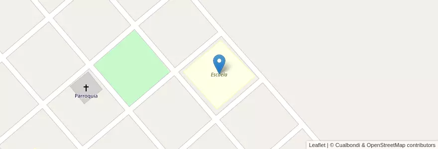 Mapa de ubicacion de Escuela en آرژانتین, استان بوئنوس آیرس, Partido De Nueve De Julio, Cuartel Carlos Naón.