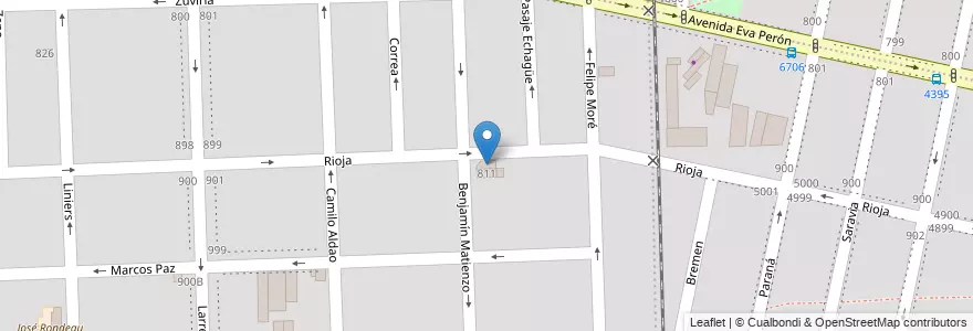 Mapa de ubicacion de Escuela 112 Luis Calderón en Argentine, Santa Fe, Departamento Rosario, Municipio De Rosario, Rosario.