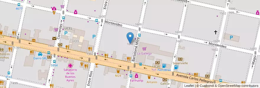 Mapa de ubicacion de Escuela 1240 Arcelia Delgado de Arias en Arjantin, Santa Fe, Departamento Rosario, Municipio De Rosario, Rosario.