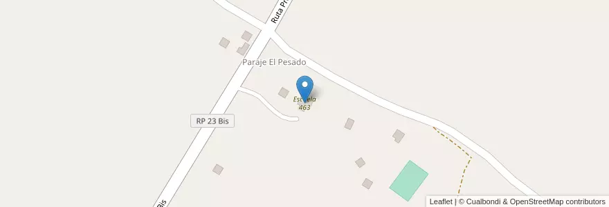 Mapa de ubicacion de Escuela 463 en الأرجنتين, Misiones, Departamento General Manuel Belgrano, Municipio De San Antonio.