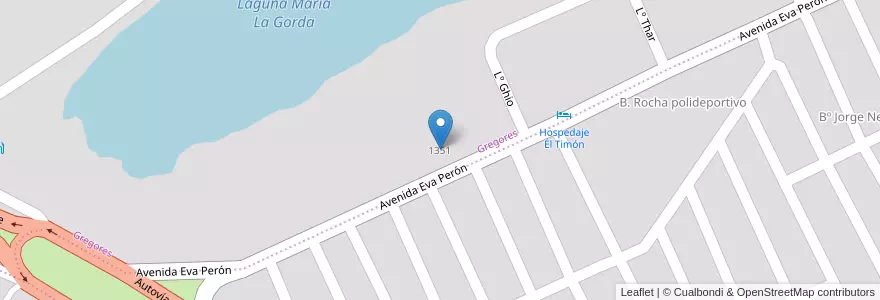 Mapa de ubicacion de Escuela 47 " Nuestra Sra. de Loreto" en アルゼンチン, チリ, サンタクルス州, Güer Aike, Municipio De Río Gallegos, Río Gallegos.