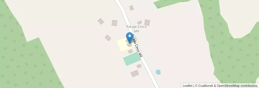 Mapa de ubicacion de Escuela 593 en Arjantin, Misiones, Departamento San Javier, Municipio De Mojón Grande.