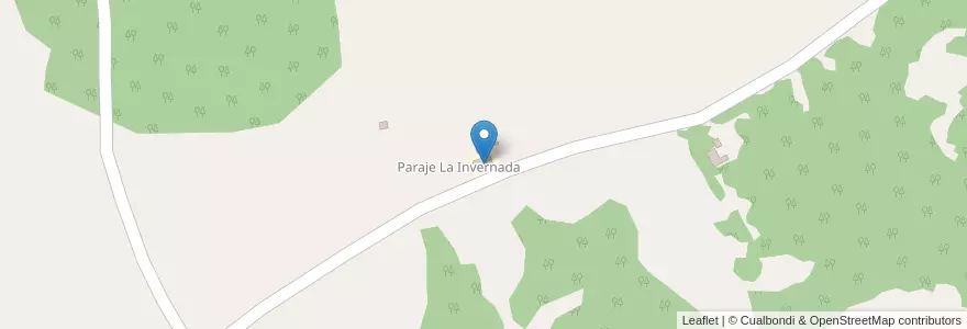 Mapa de ubicacion de Escuela 621 Aula Satélite 1 en Argentinien, Misiones, Departamento Candelaria, Municipio De Cerro Corá.