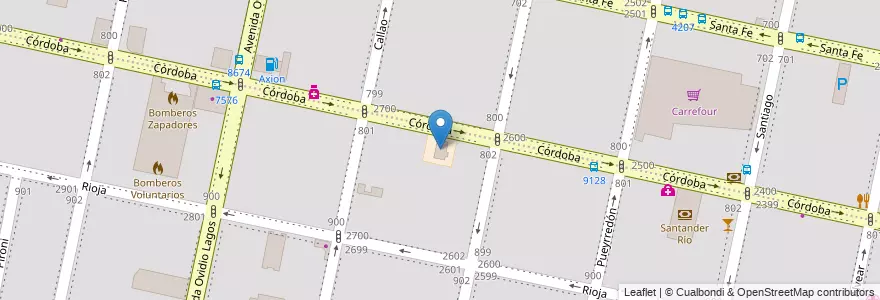 Mapa de ubicacion de Escuela 625 Carlos Guido y Spano en Argentine, Santa Fe, Departamento Rosario, Municipio De Rosario, Rosario.