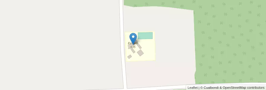 Mapa de ubicacion de Escuela 635 en アルゼンチン, ミシオネス州, Departamento Eldorado, Municipio De Eldorado.