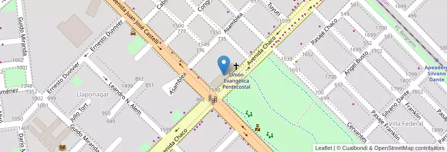Mapa de ubicacion de Escuela 652 en الأرجنتين, Chaco, Departamento San Fernando, Resistencia, Resistencia.