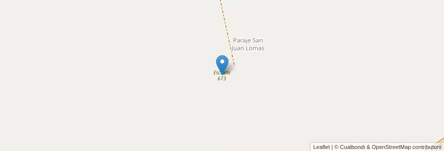 Mapa de ubicacion de Escuela 673 en Аргентина, Корриентес, Departamento San Miguel, Municipio De Loreto.
