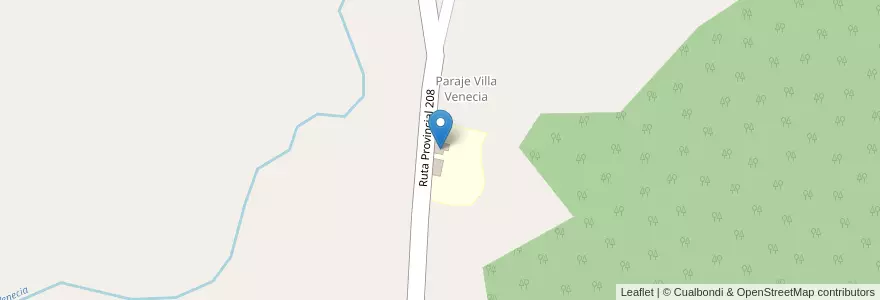 Mapa de ubicacion de Escuela 94 en アルゼンチン, ミシオネス州, Departamento Candelaria, Municipio De Cerro Corá.