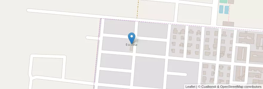 Mapa de ubicacion de Escuela en アルゼンチン, フォルモサ州, Departamento Pilcomayo, Municipio De Clorinda.