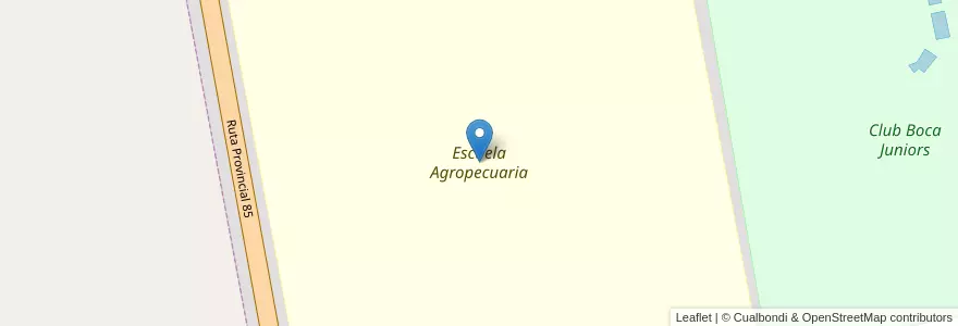 Mapa de ubicacion de Escuela Agropecuaria en آرژانتین, استان بوئنوس آیرس, Partido De Coronel Suárez.