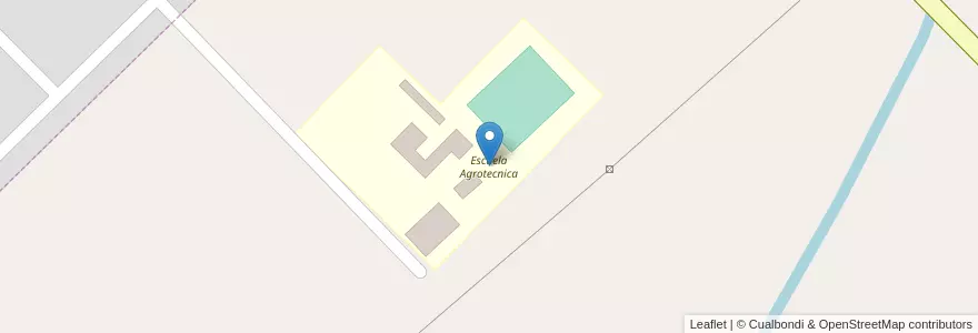 Mapa de ubicacion de Escuela Agrotecnica en الأرجنتين, بوينس آيرس, Partido De Coronel Pringles.