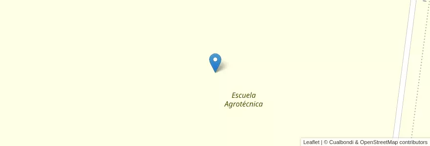 Mapa de ubicacion de Escuela Agrotécnica en 아르헨티나, 부에노스아이레스주, Partido De Pergamino.