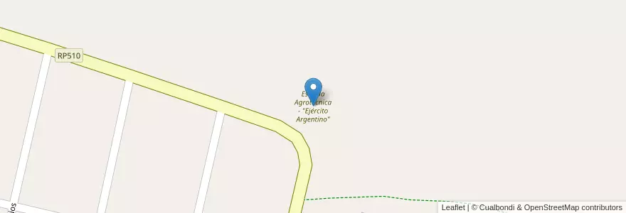 Mapa de ubicacion de Escuela Agrotécnica - "Ejército Argentino" en Arjantin, San Juan, Valle Fértil.