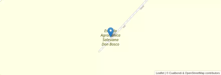 Mapa de ubicacion de Escuela Agrotécnica Salesiana Don Bosco en Argentine, Province De Buenos Aires, Partido De Cañuelas.