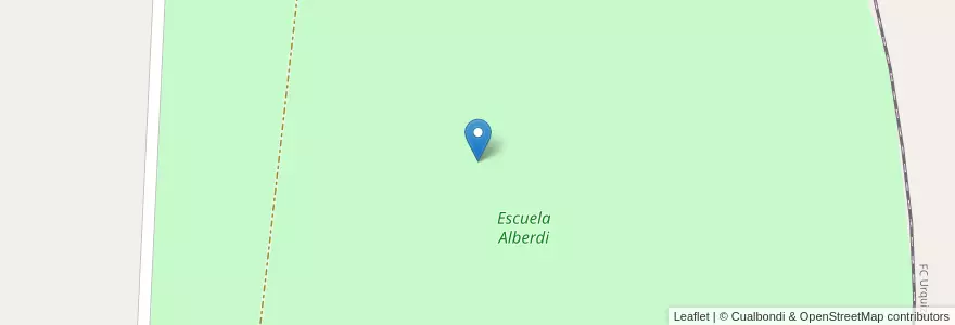 Mapa de ubicacion de Escuela Alberdi en 阿根廷, 恩特雷里奥斯省, Departamento Paraná, Distrito Sauce, Oro Verde.