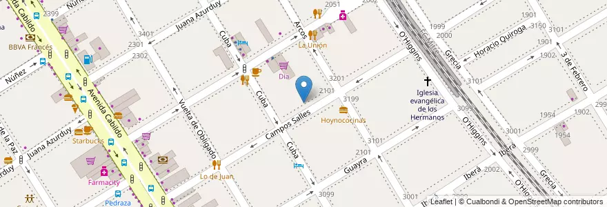 Mapa de ubicacion de Escuela Argentina de Fotografía, Nuñez en آرژانتین, Ciudad Autónoma De Buenos Aires, Buenos Aires, Comuna 13.
