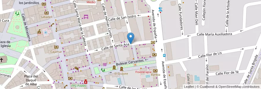Mapa de ubicacion de Escuela Atlántida en İspanya, Comunidad De Madrid, Comunidad De Madrid, Área Metropolitana De Madrid Y Corredor Del Henares, Majadahonda.