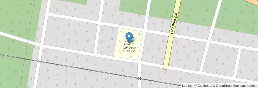 Mapa de ubicacion de Escuela Cap.de Fragata Juan Page Ex N° 755 en Argentine, Salta, Rivadavia, Municipio De Rivadavia Banda Norte, Capitán Juan Pagé.