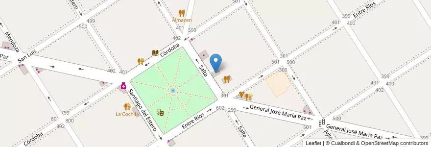 Mapa de ubicacion de Escuela Cientifica Basilio en アルゼンチン, ブエノスアイレス州, Partido De Tigre, General Pacheco.