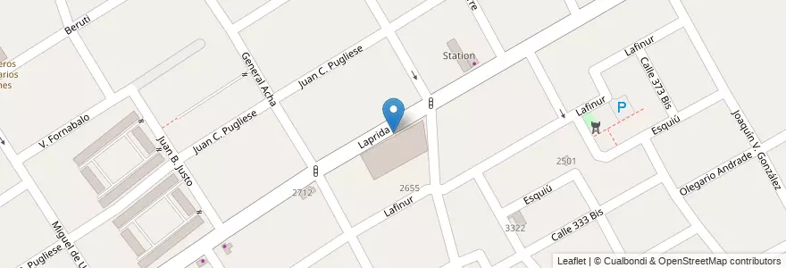 Mapa de ubicacion de Escuela CIMDIP & Miguel Cané en アルゼンチン, ブエノスアイレス州, Partido De Quilmes, Quilmes.