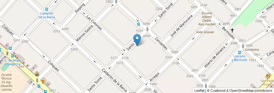 Mapa de ubicacion de Escuela Cristiana de la Puerta Abierta, Monte Castro en アルゼンチン, Ciudad Autónoma De Buenos Aires, ブエノスアイレス, Comuna 10.