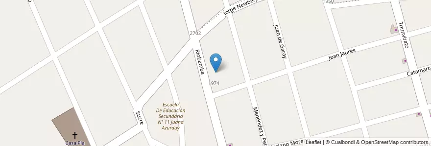 Mapa de ubicacion de Escuela De Adultos Nº 704 Jose Manuel Estrada en Argentinië, Buenos Aires, Partido De Tigre, Don Torcuato.