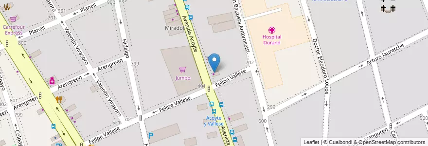 Mapa de ubicacion de Escuela de Alta Costura, Arte y Diseño de Modas, Caballito en Argentinië, Ciudad Autónoma De Buenos Aires, Buenos Aires, Comuna 6.