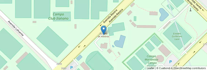 Mapa de ubicacion de Escuela de Arbitros, Villa Soldati en آرژانتین, Ciudad Autónoma De Buenos Aires, Buenos Aires, Comuna 8.