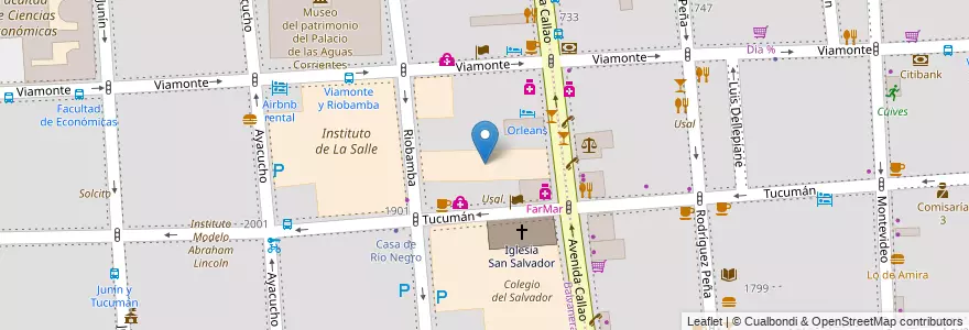 Mapa de ubicacion de Escuela de Comercio 02 Doctor Antonio Bermejo, Balvanera en アルゼンチン, Ciudad Autónoma De Buenos Aires, Comuna 3, ブエノスアイレス.
