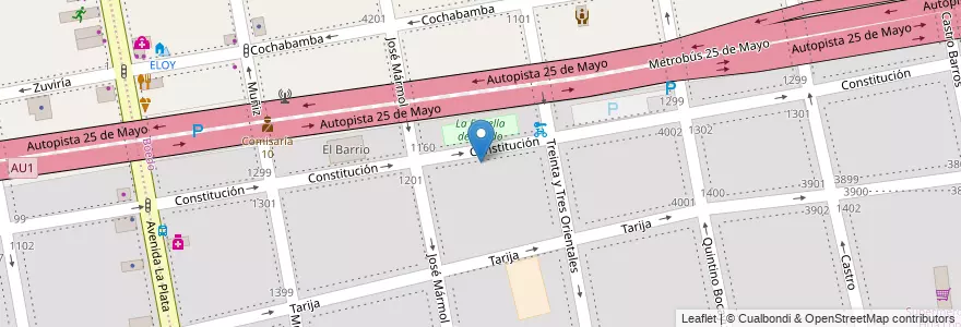 Mapa de ubicacion de Escuela de Comercio 22 Gustavo Adolfo Martínez Zuviría, Boedo en Argentina, Ciudad Autónoma De Buenos Aires, Comuna 5, Buenos Aires.