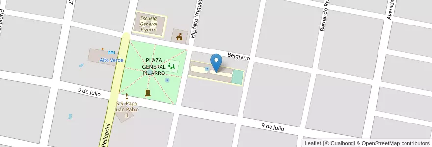 Mapa de ubicacion de Escuela de Eduación Tecnica N°3.134 en Argentine, Salta, Orán, Municipio De San Ramón De La Nueva Orán, San Ramón De La Nueva Orán.