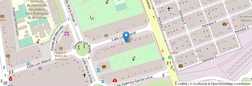 Mapa de ubicacion de Escuela de Educación Infantil Aries en Sepanyol, Castilla Y León, Burgos, Alfoz De Burgos, Burgos.