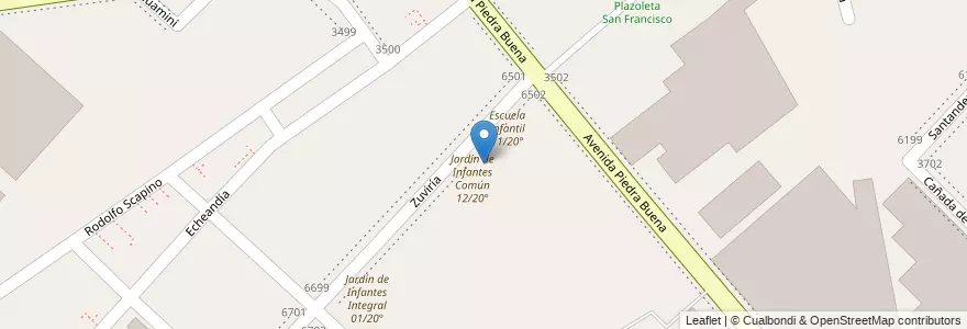 Mapa de ubicacion de Escuela de Educacion Media 01/20° Biblioteca del Congreso de la Nación, Villa Lugano en Аргентина, Буэнос-Айрес, Буэнос-Айрес, Comuna 8.