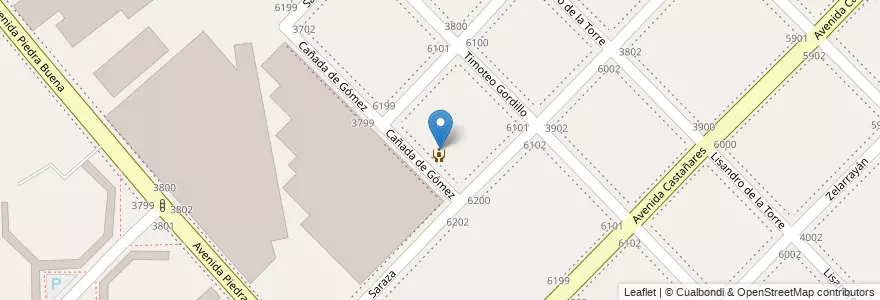 Mapa de ubicacion de Escuela de Educacion Media 02/20°, Villa Lugano en Arjantin, Ciudad Autónoma De Buenos Aires, Buenos Aires, Comuna 8.