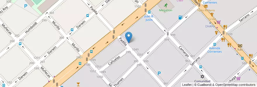 Mapa de ubicacion de Escuela de Educación Media 03/07°, Villa Crespo en Argentine, Ciudad Autónoma De Buenos Aires, Buenos Aires, Comuna 15.