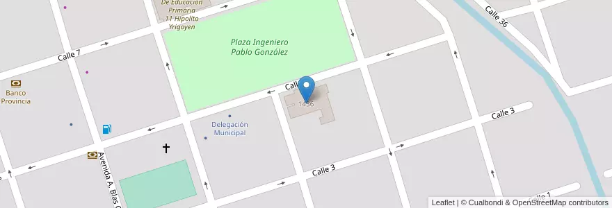 Mapa de ubicacion de Escuela De Educación Media 1 en Arjantin, Buenos Aires, Partido De Villarino, Pedro Luro.