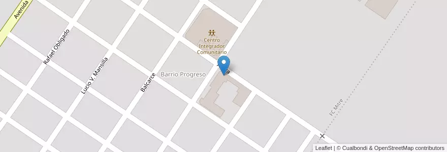 Mapa de ubicacion de Escuela De Educación Primaria 15 Constancio C. Vigil en Argentine, Province De Buenos Aires, Partido De Rojas, Rojas.
