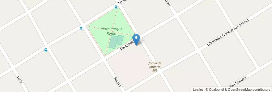 Mapa de ubicacion de Escuela De Educación Primaria 24 Gabriela Mistral en Arjantin, Buenos Aires, Partido De Almirante Brown, Glew.