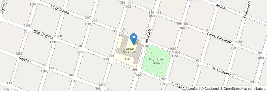 Mapa de ubicacion de Escuela De Educación Primaria 26 Fray Mamerto Esquiu en Arjantin, Buenos Aires, Partido De San Andrés De Giles.