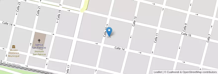 Mapa de ubicacion de Escuela De Educación Primaria 8 Nuestra Señora De Las Mercedes en Argentinië, Buenos Aires, Partido De Mercedes, Mercedes.